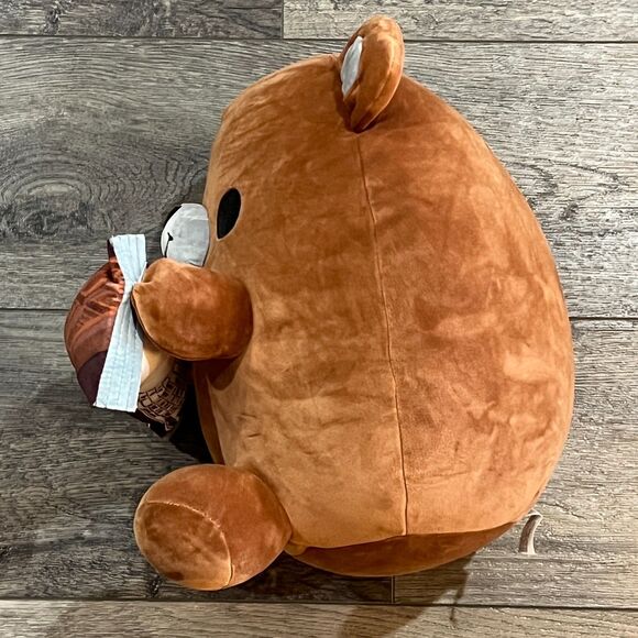 Zuru Snackles TERRY Bear 14" Jumbo Plush with Hershey's Chocolate Bar - Picture 4 of 5